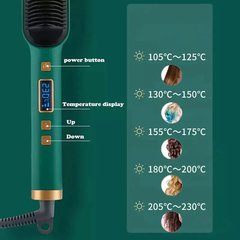 Cepillo alisador de temperatura constante